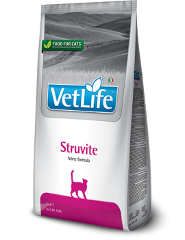 Сухий лікувальний корм для кішок Farmina Vet Life Struvite для розчинення струвітних уролітів