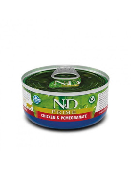 Farmina N&D Grain Free Prime Chicken Adult беззерновий вологий корм для котів з куркою та гранатом