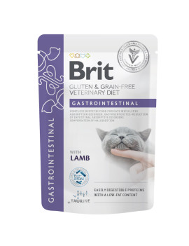 Корм вологий Brit GF VD Gastrointestinal для котів з ягням