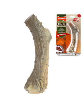Nylabone Extreme Chew Antler жувальна іграшка для собак, СМАК ОЛЕНИНИ (інтенсивне гризіння)