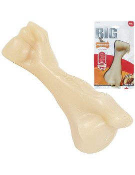 Nylabone Extreme Chew Big Bone жувальна іграшка для собак ВКУС ЯЛОВИЧИНИ (інтенсивне гризіння), XXL