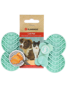 Flamingo Lick Pad Yummee Лизальний килимок антистрес для собак і котів