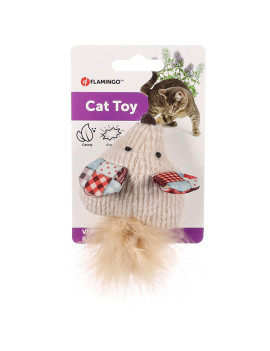 Flamingo Vinta Mouse ФЛАМІНГО ВІНТА МИША шурхотлива іграшка з котячою м’ятою для котів