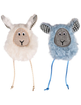 Flamingo Rizzo Sheep ФЛАМІНГО РІЦЦО ОВЕЧКА шурхотлива іграшка з котячою м’ятою для котів