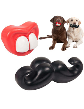 Flamingo Toy Rubber Moustache/Mouth ФЛАМІНГО ВУСИ/РОТ іграшка для собак, гума