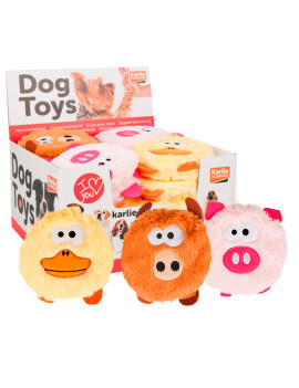 Flamingo Plush Head Duck Pig Wild ФЛАМІНГО КАЧКА СВИНЯ КАБАН м’яка іграшка з пищалкою для собак