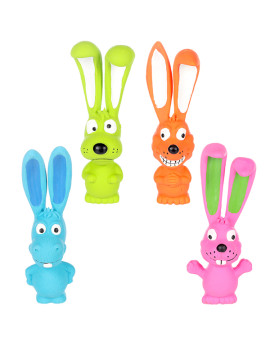 Flamingo Teeta Donkey Dog Fox Rabbit ФЛАМІНГО ТІТА ВІСЛЮК СОБАКА ЛИСИЦЯ КРОЛИК латексна іграшка з пищалкою для собак