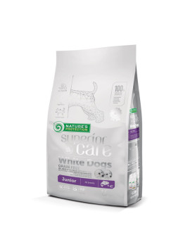 Nature's Protection Superior Care White Dogs Grain Free Junior All Breeds для цуценят з білим забарвленням
