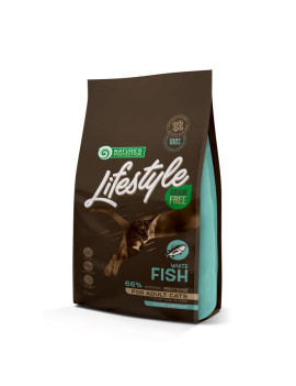 Nature's Protection Lifestyle Grain Free White Fish Adult Cat сухий корм для котів з білою рибою