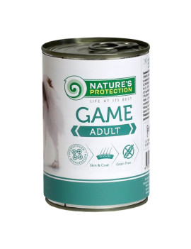 Nature's Protection Adult Game вологий корм для собак усіх порід з дичиною