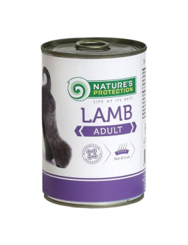 Nature's Protection Adult Lamb вологий корм для собак усіх порід з ягням