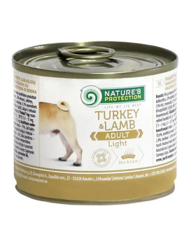 Nature's Protection Adult Light Turkey & Lamb вологий корм для собак з індичкою та ягням 200 гр