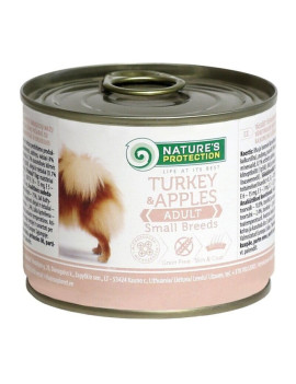 Nature's Protection Adult Small Breeds Turkey & Apples для собак малих порід з індичкою та яблуками 200 гр