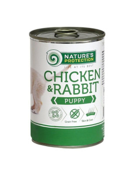 Nature's Protection Puppy Chicken & Rabbit вологий корм для цуценят з куркою та кроликом
