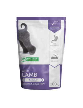 Nature's Protection Sensitive Digestion Lamb вологий корм для собак малих порід з ягням 100 гр