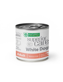 Nature's Protection Superior Care White Dogs All Breeds Adult Salmon and Tuna з білою шерстю 140 мл