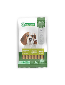 Nature's Protection Healthy Digestion ласощі для собак з м'ясом птиці 110 г