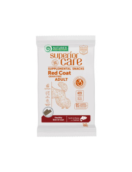Nature's Protection Superior Care Red Coat Healthy Skin & Coat ласощі для собак з рудим забарвленням 160 г