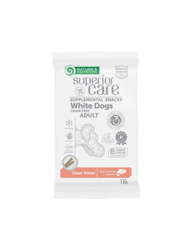 Nature's Protection Superior Care White Dogs Clear Vision ласощі для собак з білим забарвленням 110 г