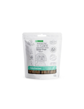 Nature Protection Superior Care White Dogs Daily Oral Care  Ласощі для собак з білком комах 150 г