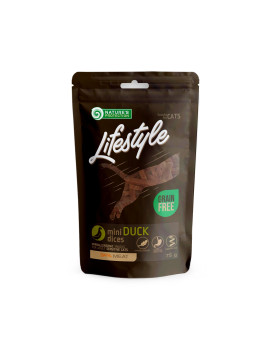 Nature's Protection Lifestyle Snack For Cats Mini Duck Dices Ласощі для котів, міні шматочки качки 75 г 