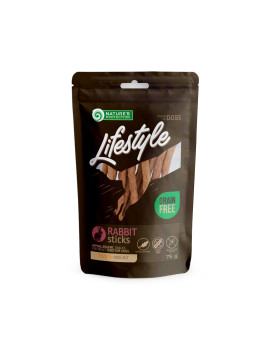 Nature's Protection Lifestyle snacks for dogs, rabbit sticks  Ласощі для собак, стики з кролика 75 г
