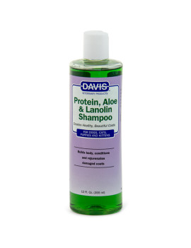 Davis Protein & Aloe & Lanolin Shampoo ДЕВІС ПРОТЕЇН АЛОЕ ЛАНОЛІН шампунь для собак і котів, концентрат