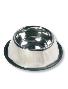 Flamingo Dish Rubber Rim ФЛАМІНГО РУБЕР РІМ миска з гумовим обідком для собак, нержавіюча сталь