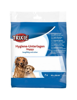 Пелюшки Trixie для собак, 30 x 50 см, 7 шт. (целюлоза)