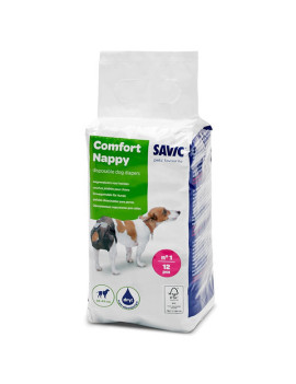 Savic Comfort Nappy САВІК КОМФОРТ НАППІ підгузки для собак, 12 шт