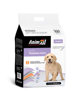 AnimAll Puppy Training Pads пелюшки для собак і цуценят, з ароматом лаванди, 60×60 см