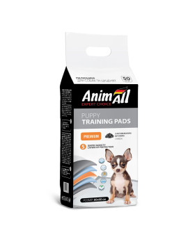 AnimAll Пелюшки для цуценят та собак з активованим вугіллям, 60х60 см
