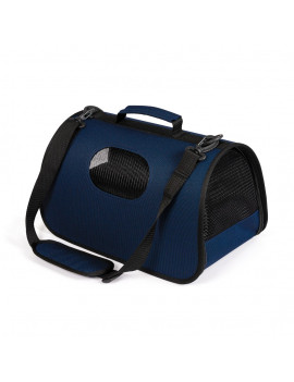 Сумка-переноска Pet Fashion «Vesta» для собак та котів, 38х22х22 см, синя