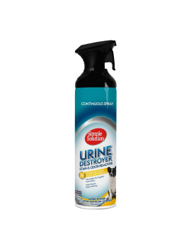 SIMPLE SOLUTION Odor & Urine Destroyer - засіб для нейтралізації сечі собак на килимах і текстильних виробах, 502 мл