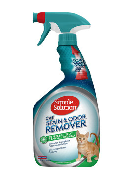 SIMPLE SOLUTION Cat Stain and Odor Remover - засіб для нейтралізації запахів і плям від котів