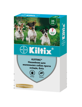 Elanco (Bayer)  Kiltix нашийник від бліх та кліщів для собак