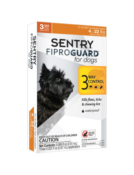Fiproguard ФІПРОГАРД краплі від бліх, кліщів та вошей для собак, 3 піпетки