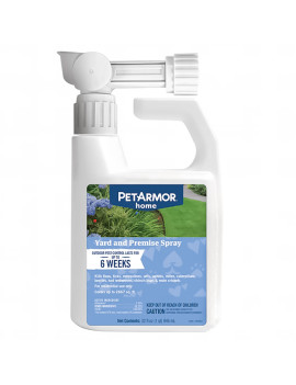 PetArmor Home Yard and Premise ПЕТАРМОР ХОУМ ЯРД спрей від бліх, кліщів, комарів, комах надворі та в нежитлових приміщеннях, 946 мл
