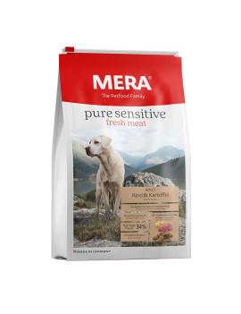 MERA Pure Sensitive Fresh Meat Adult Beef & Potato сухий корм для собак з яловичиною та картоплею