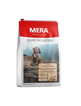 MERA Pure Sensitive Junior Turkey & Rice сухий корм для юніорів з індичкою та рисом