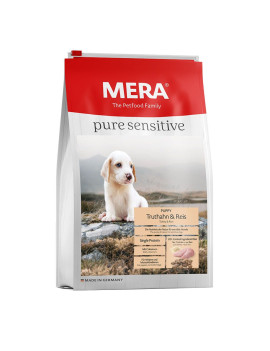 MERA Pure Sensitive Puppy Turkey & Rice сухий корм для цуценят з індичкою та рисом