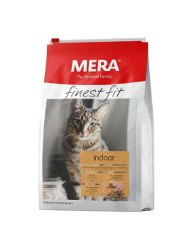 MERA finest fit Indoor корм для котів, які утримуються у приміщенні, зі свіжим м'ясом птиці та лісовими ягодами