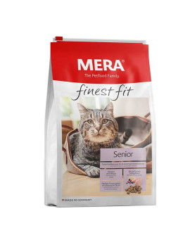 MERA finest fit Senior корм для котів похилого віку (8+) із свіжим м'ясом птиці та лісовими ягодами