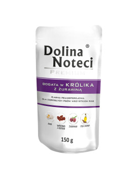 Пауч Dolina Noteci Premium для собак з кролик з журавлиною