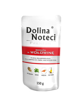 Пауч Dolina Noteci Premium для собак з яловичиною
