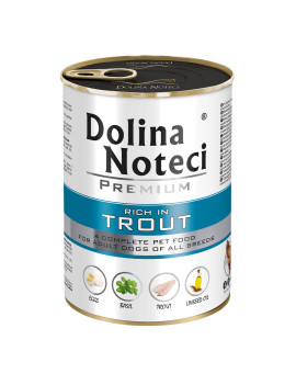 Корм консервований Dolina Noteci Premium для собак з фореллю