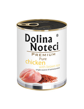 Консерва Dolina Noteci Premium Pure для собак алергіків з куркою та коричневим рисом