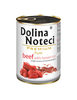 Консерва Dolina Noteci Premium Pure для собак алергіків з яловичиною та коричневим рисом