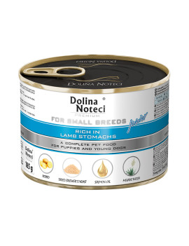 Корм консервований Dolina Noteci Premium для цуценят,юніорів собак маленьких порід з рубцем ягнятини 185 гр