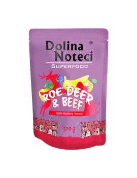 Пауч Dolina Noteci Superfood для cобак з косулі та яловичиною